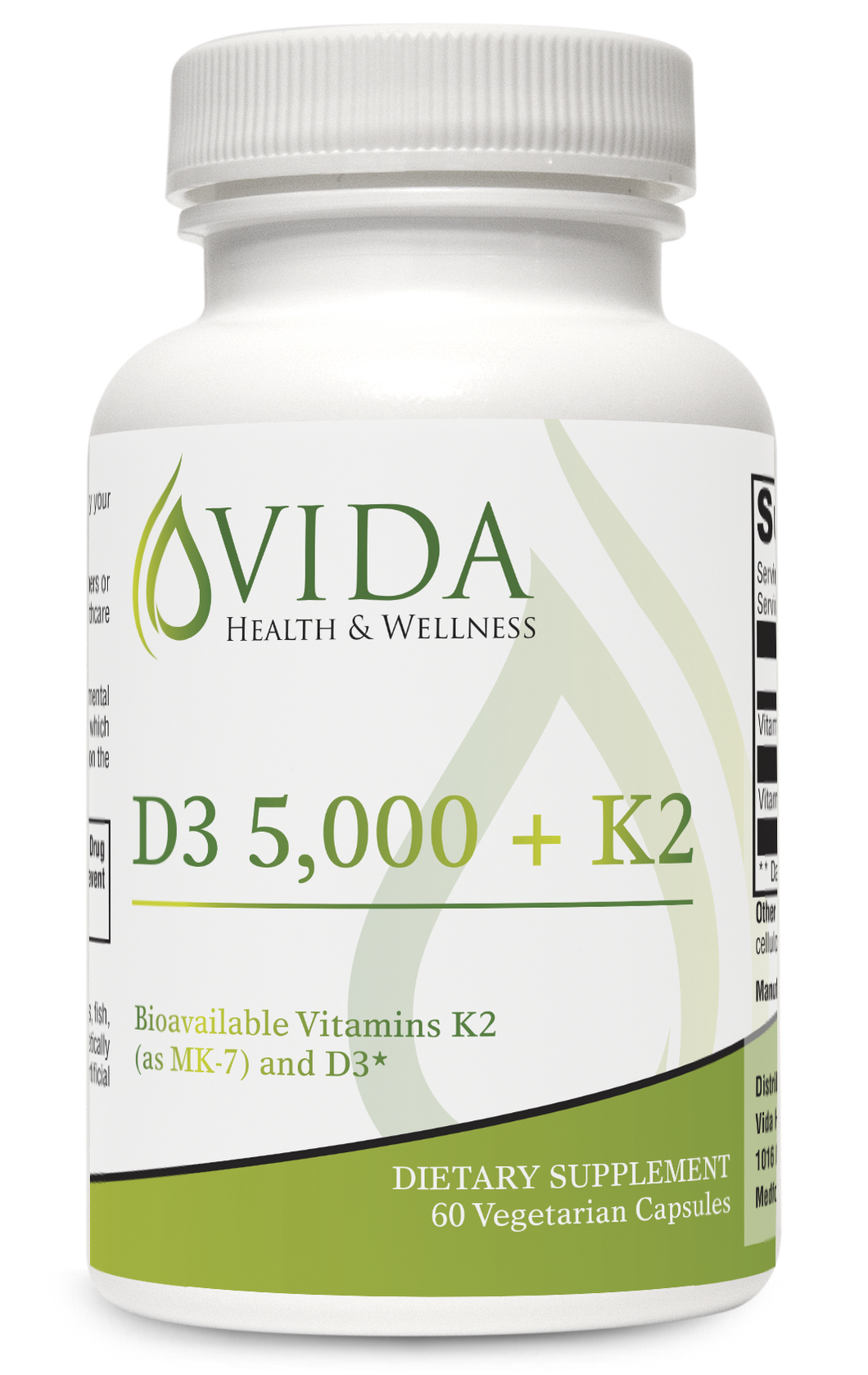 VIDA, D3 5,000 + K2